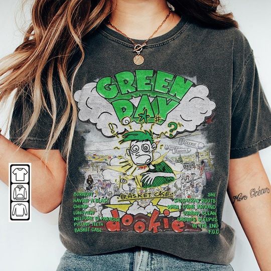 Dookie Basket Case Album Tracklist Band 90s Shirt, Green Day The Saviors Concert T-Shirt, Green Day Tour 2024