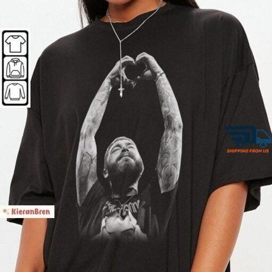 Discover Post Malone Shirt, Post Malone Rap Shirt, F1 Trillion Tour 2024 Shirt, Music Tour 2024 Shirt, Posty Howdy Merch Shirt, Halloween Gift