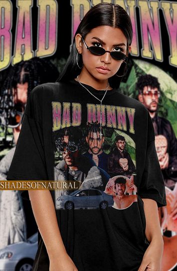 Discover Bad Bunny Bootleg Graphic Shirt, Bad Bunny Shirt, Bad Bunny fan shirt Bad Bunny Most Wanted Tour 2024 Shirt, Bad Bunny Vintage Concert Shirt
