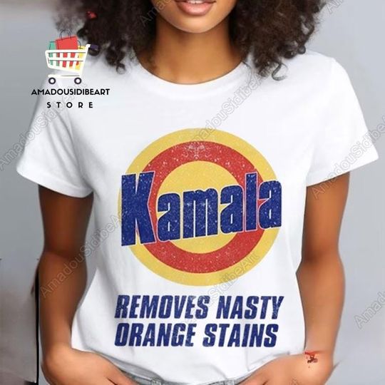 Discover Kamala Harris Shirt, Kamala Removes Nasty Orange Stains Shirt, Anti Trump Shirt, Support Election 2024 Shirt, Voting Kamala Shirt