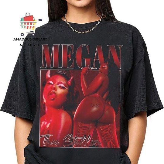 Discover Megan Thee Stallion Shirt, Megan Thee Stallion Hot Tour Shirt, Bootleg Rapper Shirt, Megan Thee Stallion Rap Shirt, Tour Band Shirt