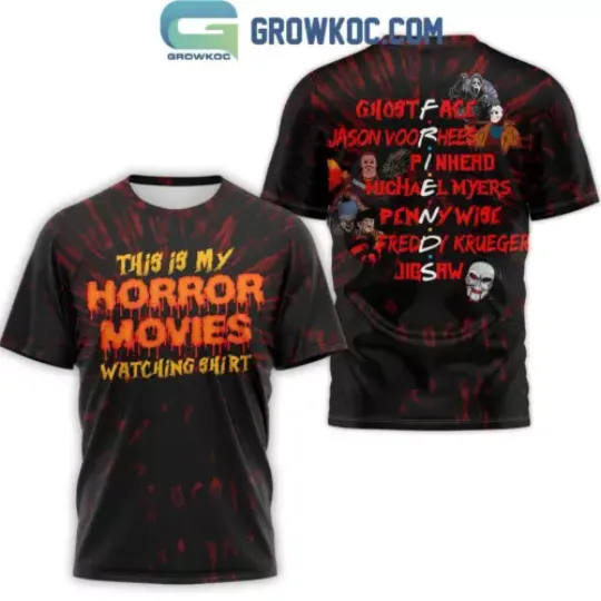 Discover Halloween 2024 This Is My Horror Movie Watching T-Shirt