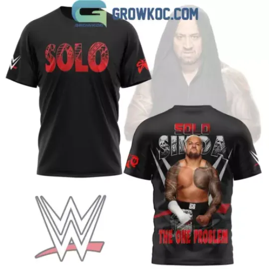 Discover Wrestling Entertainment Solo Sikoa 2024 The One Problem T-Shirt