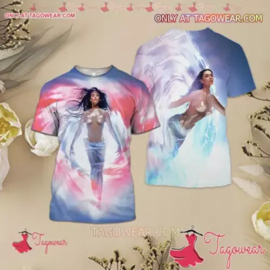 Discover Katy Perry 143 Album Cover 3D T-shirt