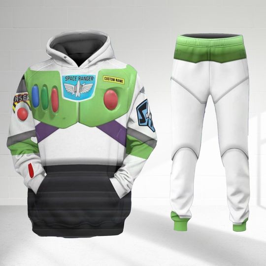 Personalized Buzz Lightyear Halloween Costumes Shirt, Toy Story Cosplay Costume Hoodie Sweatpants, Halloween Costume For Family