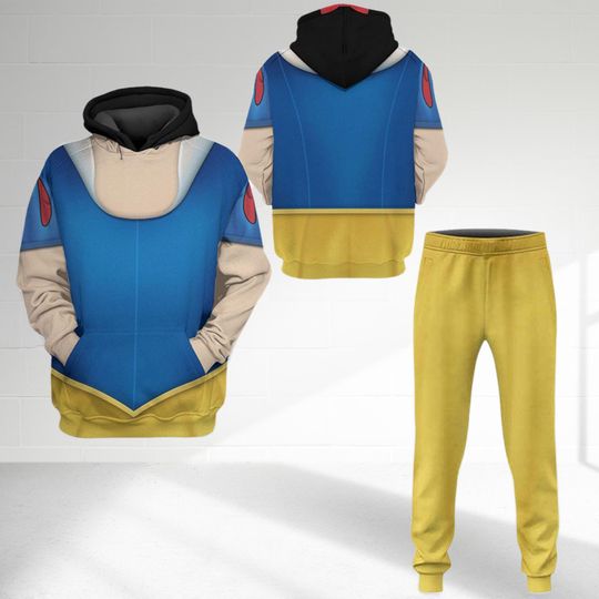 Snow White Halloween Costume Hoodie, Snow White Cosplay Costume Sweatshirt, Cartoon Princess Costume 3D Sweatshirt , All Over Print Outfit