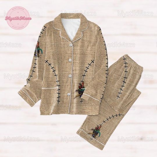 Discover Halloween Oogie Boogie Pajamas Set, Nightmare Before Christmas Merch, Oogie Boogie Bash Shirt, Magic Kingdom Tee, Disney Set Of Pajamas