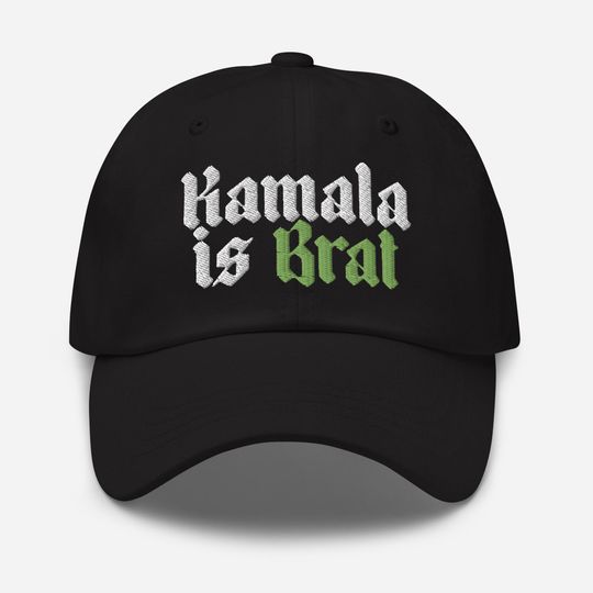 Discover Kamala is Brat Hat Kamala Brat Baseball Hat Harris for President Brat Cap