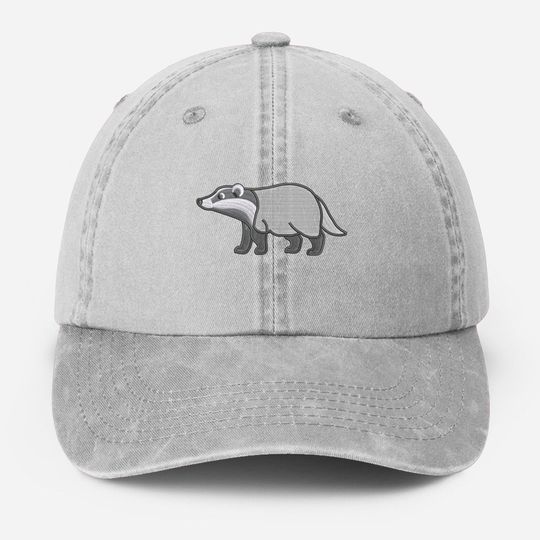 Discover Embroidered Badge Hat, Vintage Style Baseball Cap, Wildlife Badge Design Embroidery Hat