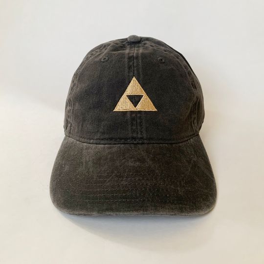Zelda Triforce Design Cap Dad Cap Halloween Costumes Embroidered Hat