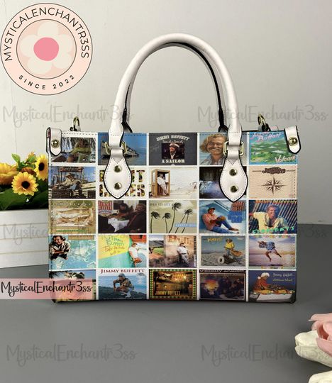 Discover Jack Skellington Leather Handbag, Jack Skellington Halloween Leather Bag, Shoulder Bag, Crossbody Bag, Top Handle Bag