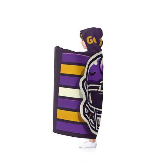 Discover Team Goals Hooded Blanket | American Football Gift | Sport Gift