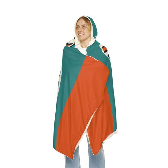 Discover Miami Snuggle Blanket | American Football Gift | Sport Gift