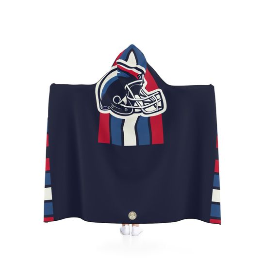 Discover New England Hooded Blanket | American Football Gift | Sport Gift