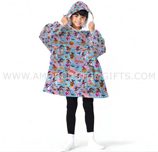 Discover Dog Patrol Halloween Snug Oversized Wearable Hoodie Blanket | Bigger & Longer Than Most Brands