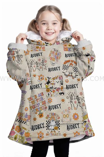 Discover Groovy Halloween Snug Oversized Wearable Hoodie Blanket | Bigger & Longer Than Most Brands