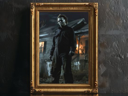 Michael Myers Poster, Halloween Movie Poster, Slashers Lovers, Horror Print