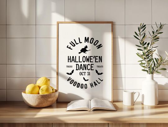 Discover Halloween Party Print Kitchen Wall Art Halloween Party Decoration Halloween