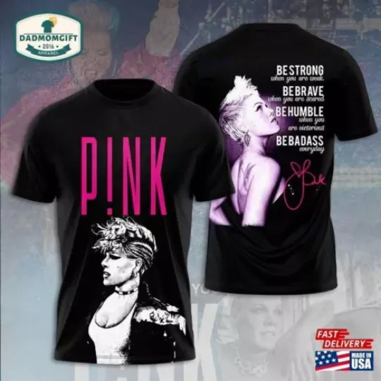 Discover Pink Singer 2024 World Tour 3D T-Shirt taylor version Shirt