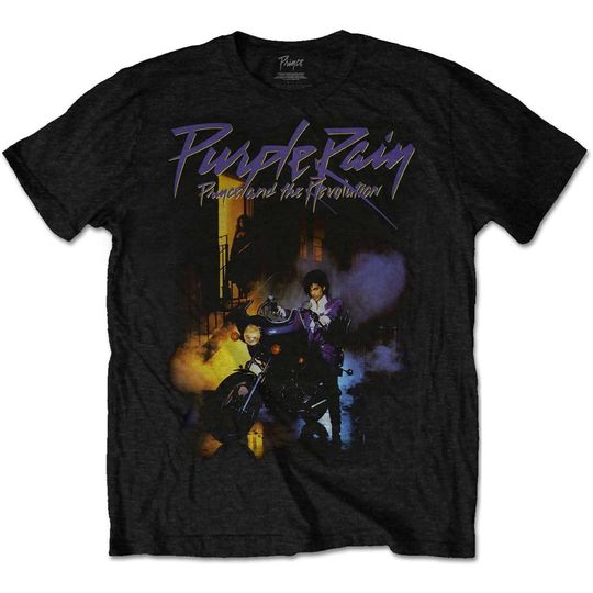 Discover Vintage T-Shirt - Prince Unisex Pur Rain 80's Classic Rock Retro Tee