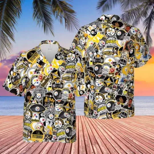 Discover NEW - Pittsburgh Team Steelerss Hawaiian Shirt #5, button down, Gift for Fan