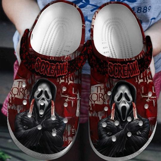 Discover Friends Horror Characters Clogs, Halloween Gift, Unique Footwear, Gift for Horror Fans, Friends Villain Mashup Crocs, Horror Movie Gift