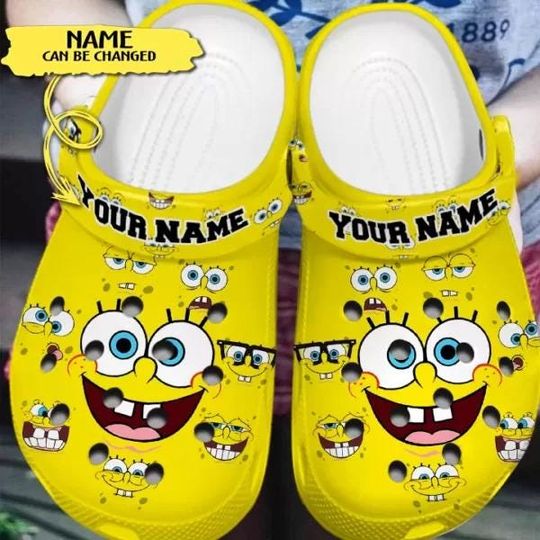 Discover Personalized Spongebob Squarepants And Patrick Star Bubbles Clogs, Clogs Shoes For Men Women and Kid, Funny Clogs Crocs, Crocband