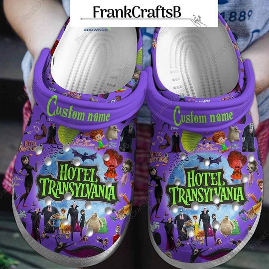 Custom Hotel Transylvania Shoes, Youre Human And Im A Monster Shoes, Halloween Cartoon Characters Sandals, Dracula Hotel Fans Gift
