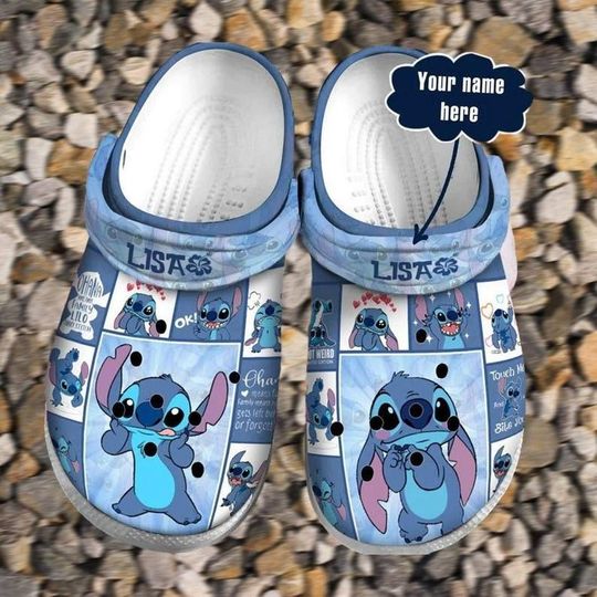 Discover Stitch Clogs, Stitch Shoes, Kid Adult Slippers, Custom Sandals Slippers, Comfortable Slippers
