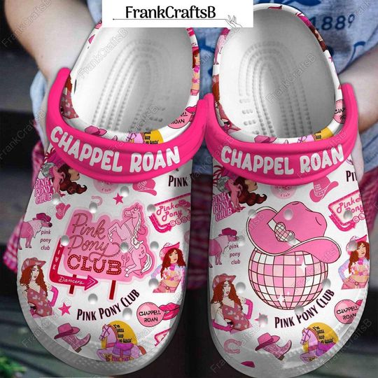 Chappell Roan Clogs, Pink Pony Club Casual Shoes, Midwest Princess Tour 2024 Shoes, Sapphic Lesbian WLW Pride Music Merch