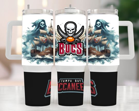 Discover Tampa Florida  40oz Tumbler, Football 40oz Tumbler Sublimation, Skeleton tumbler