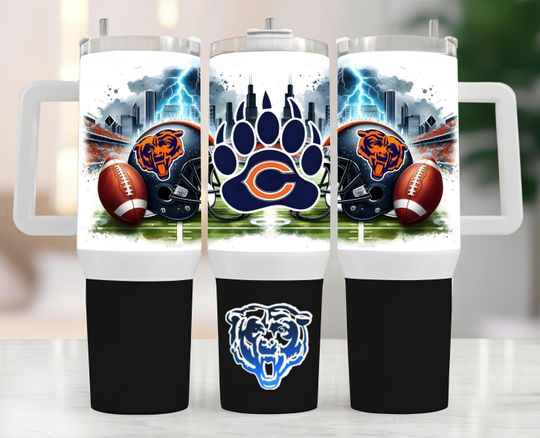 Discover Bear 40oz Tumbler,  American Sport Tumbler | Sport Lover Tumbler | Birthday Gift