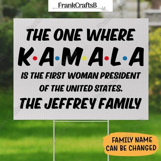 Discover Custom Kamala Harris Yard Sign, Madam President 2024 Garden Sign, Feminist Political Sign, Democratic Party Lawn Sign