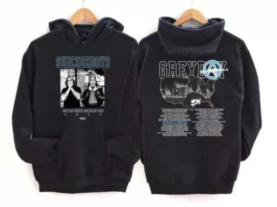 Greyday 2024 Suicideboys Hip-Hop Vintage Hoodie Shirt