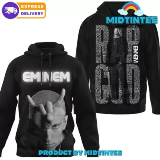 Discover Eminem Rap God Limited Edition Hoodie 3D
