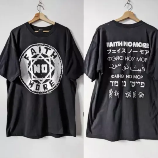 Faith No More Tour 1990 Japan Double Sided T Shirt