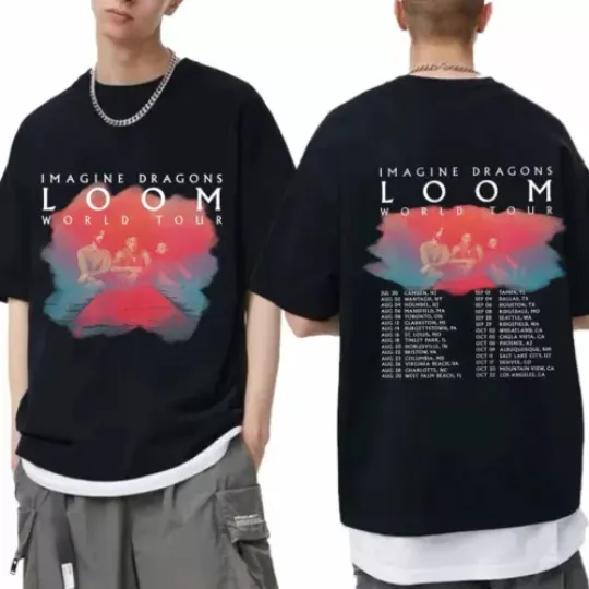 Discover Imagine Dragons Shirt Loom Tour 2024 Shirt, Imagine Dragons Band Fan Shirt