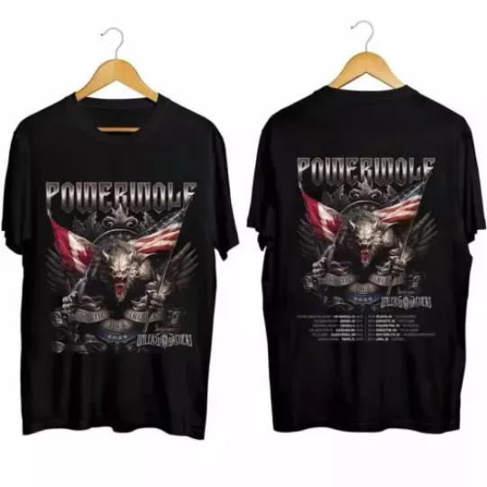 Discover Powerwolf - North America Tour 2024 Shirt Powerwolf Band Fan Shirt