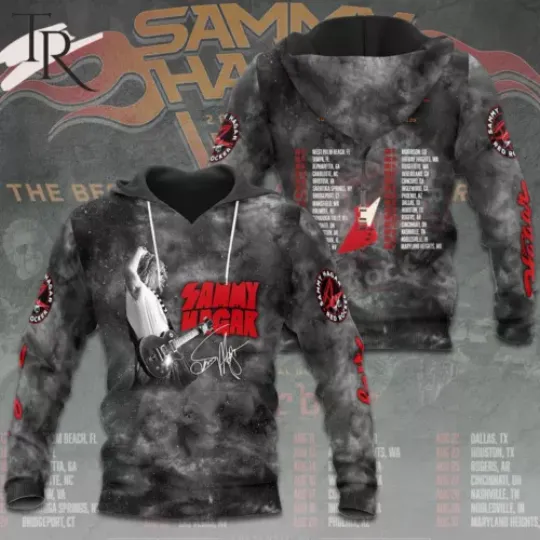 Sammy Hagar 2024 Tour The Best Of All World 3D Hoodie All Over Print