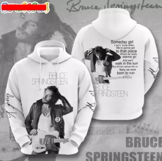 Discover Bruce Springsteen E Street Band World Tour 2024 Music Graphics Design 3D Hoodie