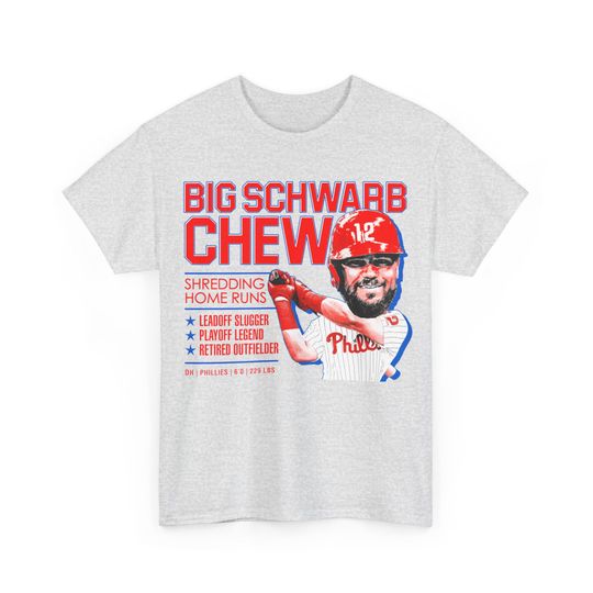 Discover Big Schwarb Chew Kyle Schwarber Phillies Retro Shirt
