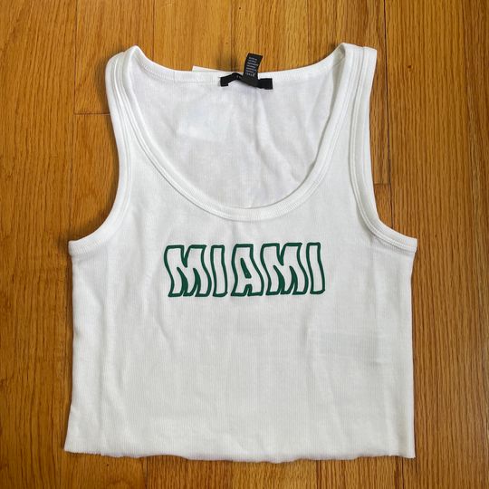 Discover Miami Crop Tank Top