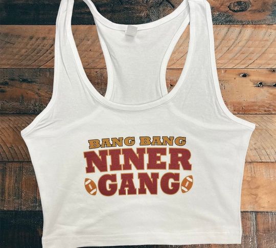 49ers Crop Tank Top