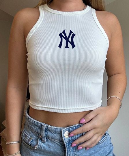 Discover Yankees Crop Tank Top