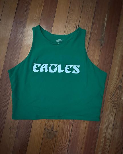 Discover Eagles Crop Tank Top