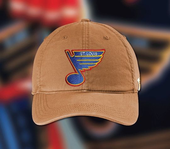 Discover St. Louis Blues Hat, Carhartt Velcro Strap Cap, Blues Hockey, Gift for STL Hockey Fan, STL Headwear, Stanley Cup Champions, rhythm and blues