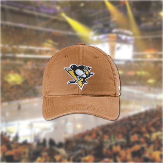 Discover Pittsburgh Penguins Hat - Carhartt Velcro Strap Cap - Hockey Gift
