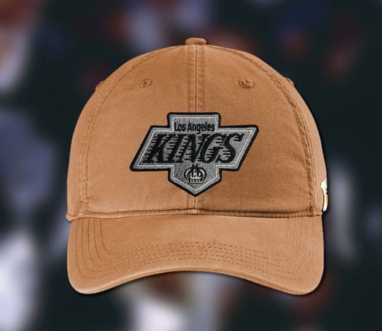 Los Angeles Kings Hat - Carhartt Velcro Strap Cap - Hockey Gift, LA Cap, City of Angels Hockey, We are All Kings