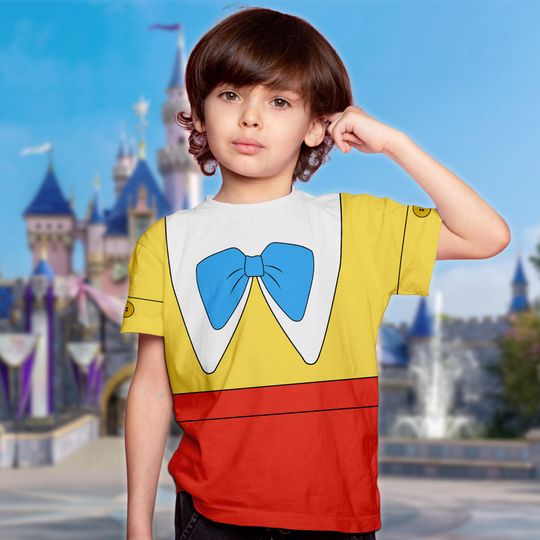 Tweedledum and Tweedledee Costume Shirt, Villain Twin Suit Alice In Wonderland 3D T-Shirt