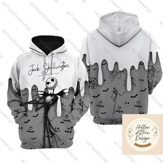 Discover Halloween Jack Skellington Hoodie, Jack Skellington Halloween Hoodie 3d